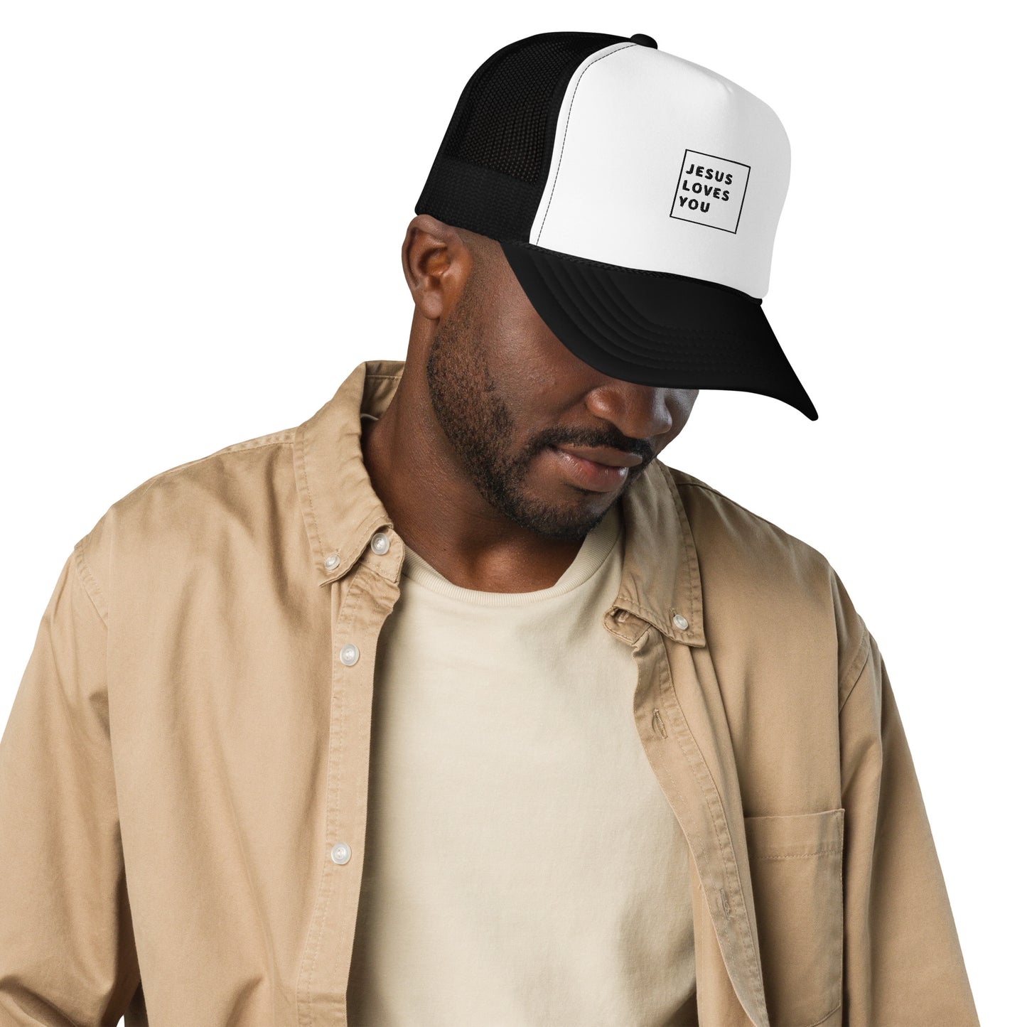 Jesus Loves You trucker hat
