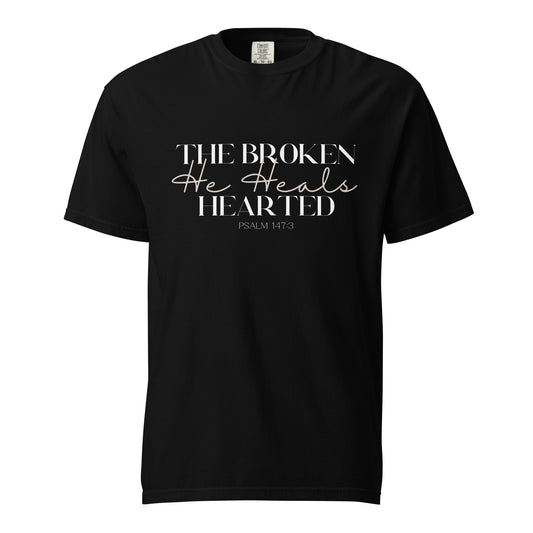 He Heals The Broken Hearted t-shirt