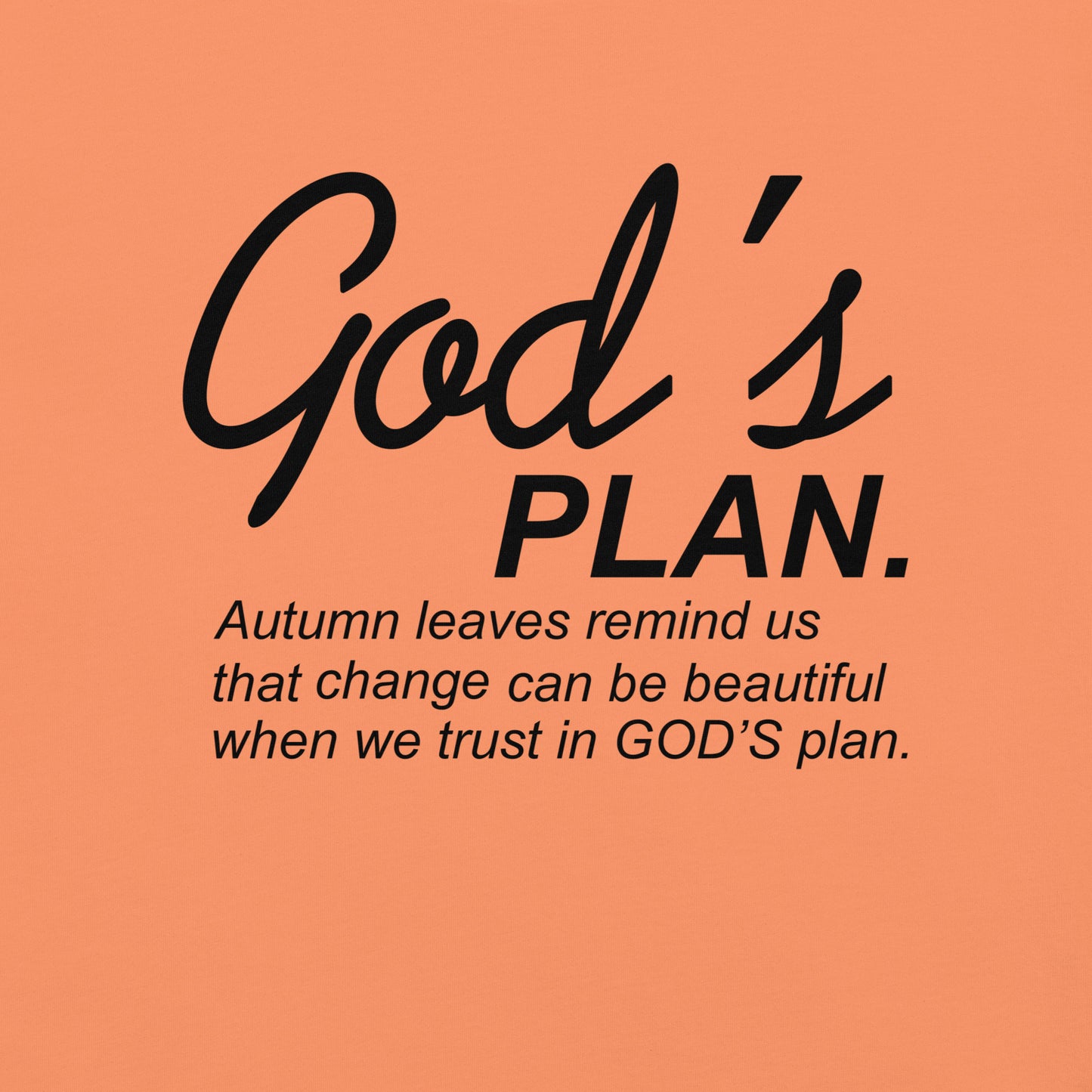 God's Plan Tee